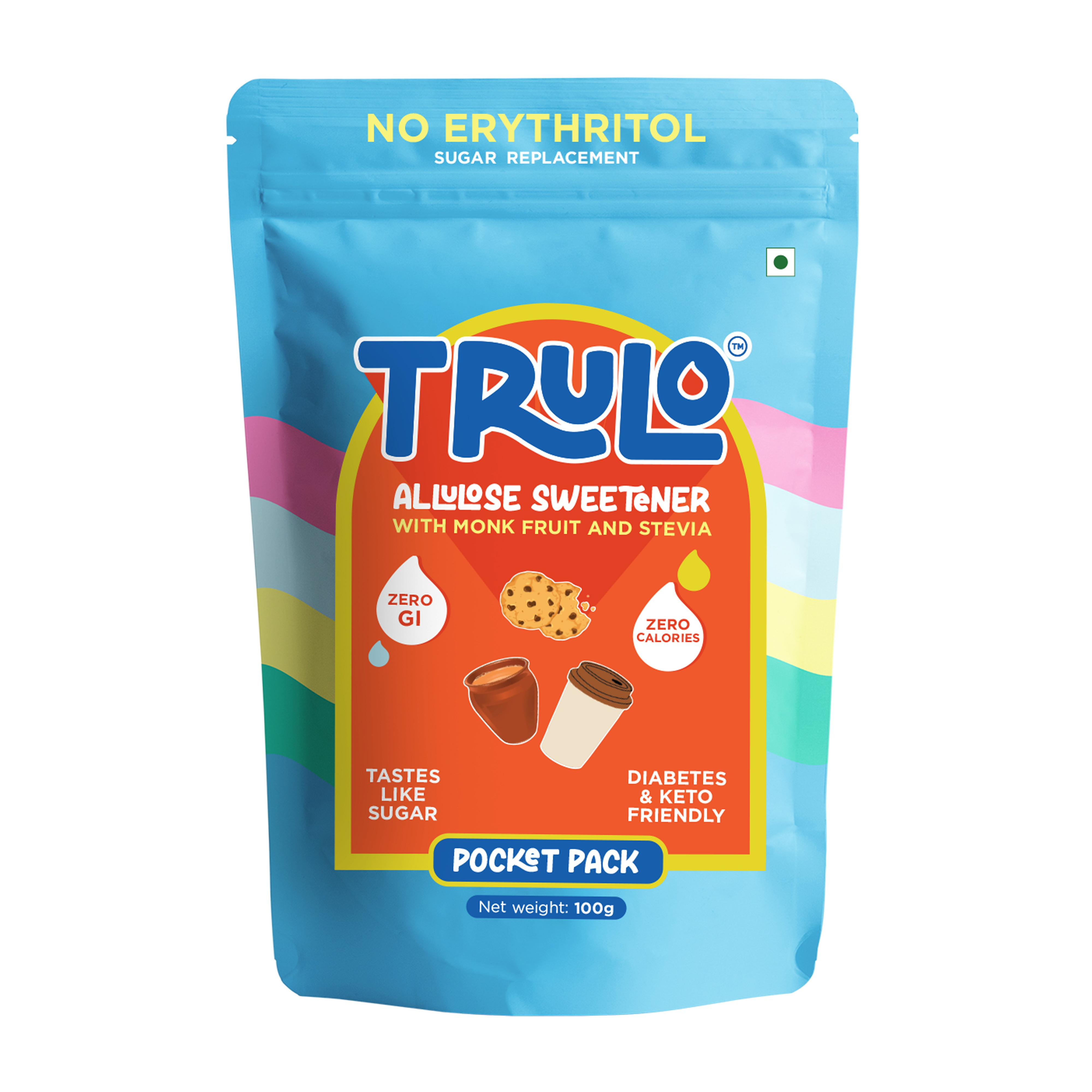 allulose sweetener glp-1 8 oz - Pure Low Calorie Zero Net Carb Natural Keto Sugar Substitute With No Aftertaste - Perfect for Baking and Sweetening Your Favorite Foods Trulo Allulose Sweetener with Monk
