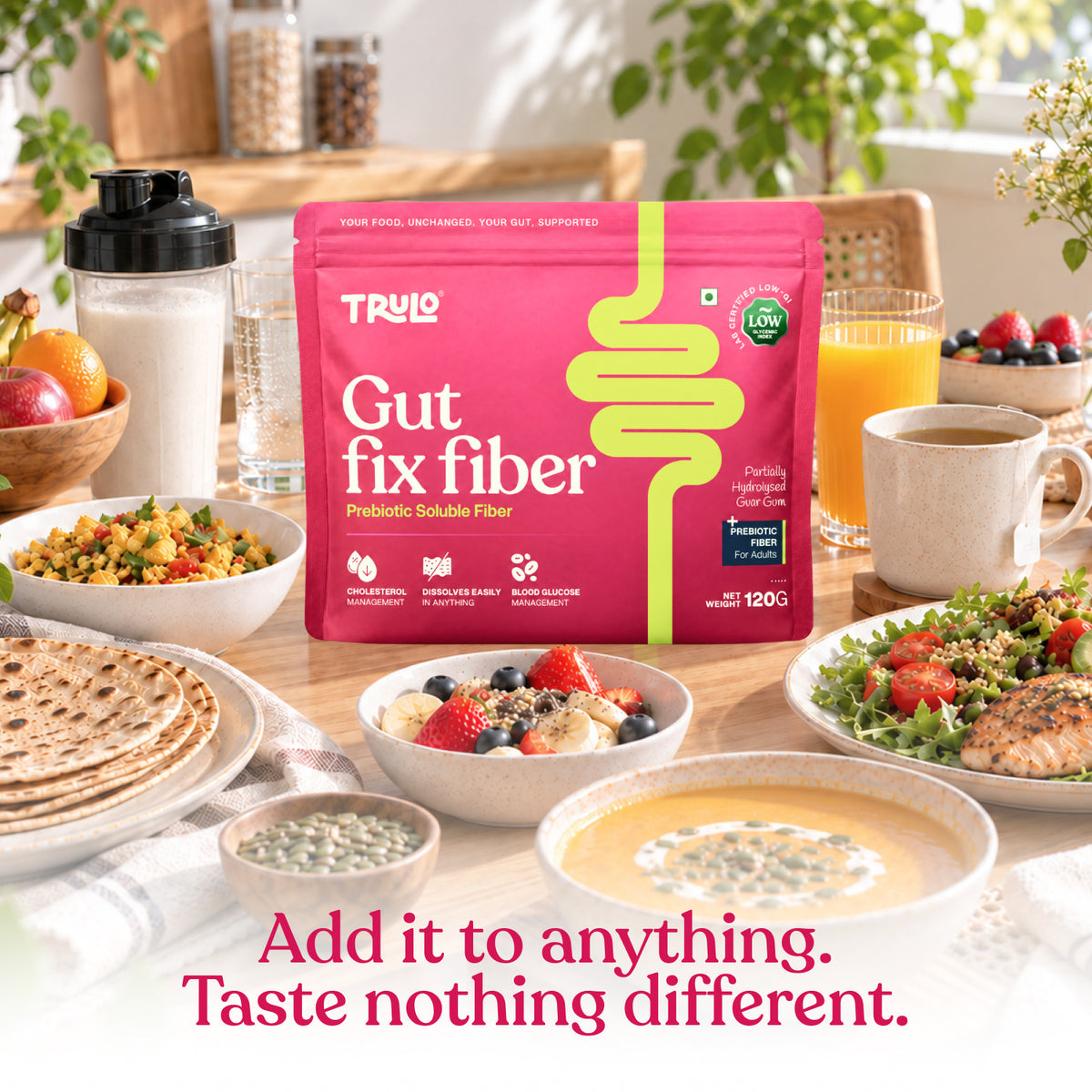 Trulo Sunfiber® Soluble Fiber – Gut Health Support, Blood Glucose Management