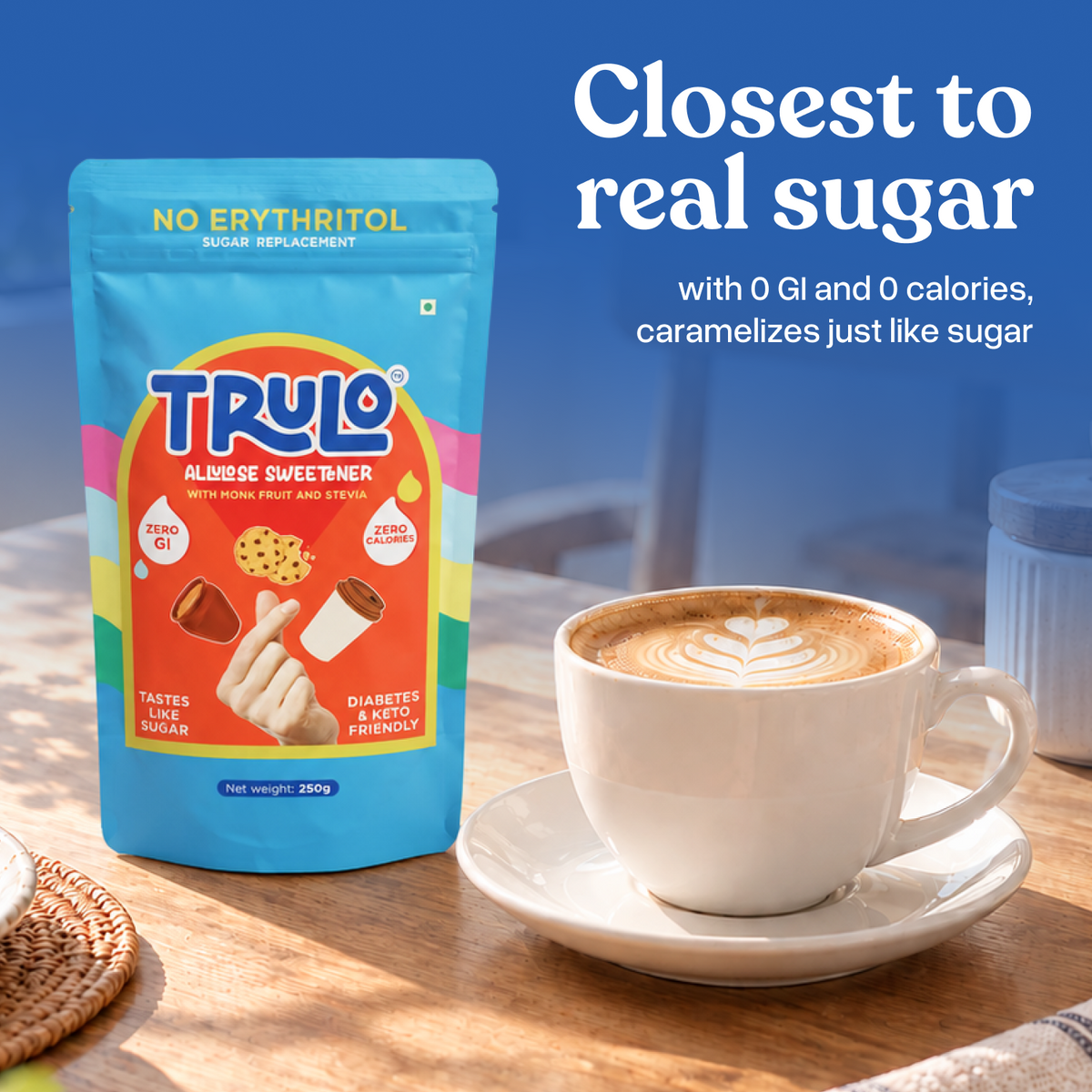 Trulo Metabolic Balance Combo – Allulose Sweetener + Sunfiber® Soluble Fiber