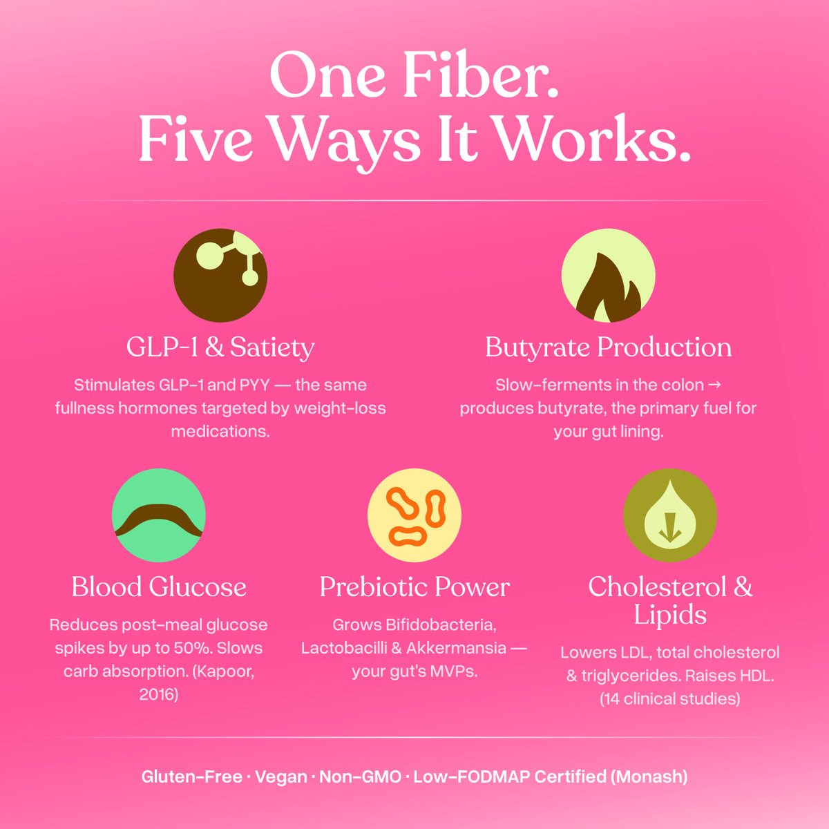 Trulo Sunfiber® Soluble Fiber – Gut Health Support, Blood Glucose Management