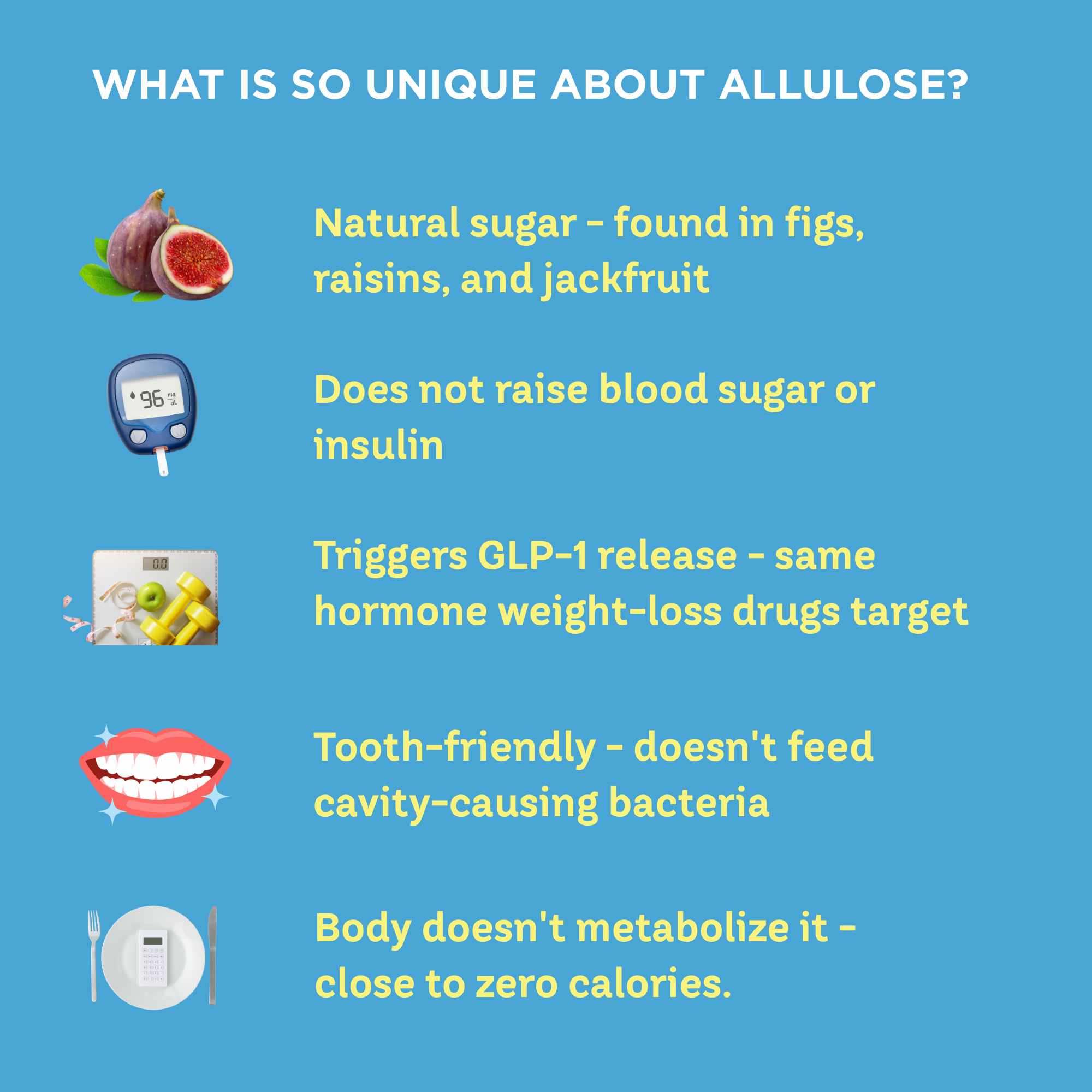 Trulo ‘No Erythritol’ Allulose Sweetener with Monk Fruit and Stevia – Low GI Sugar Alternative