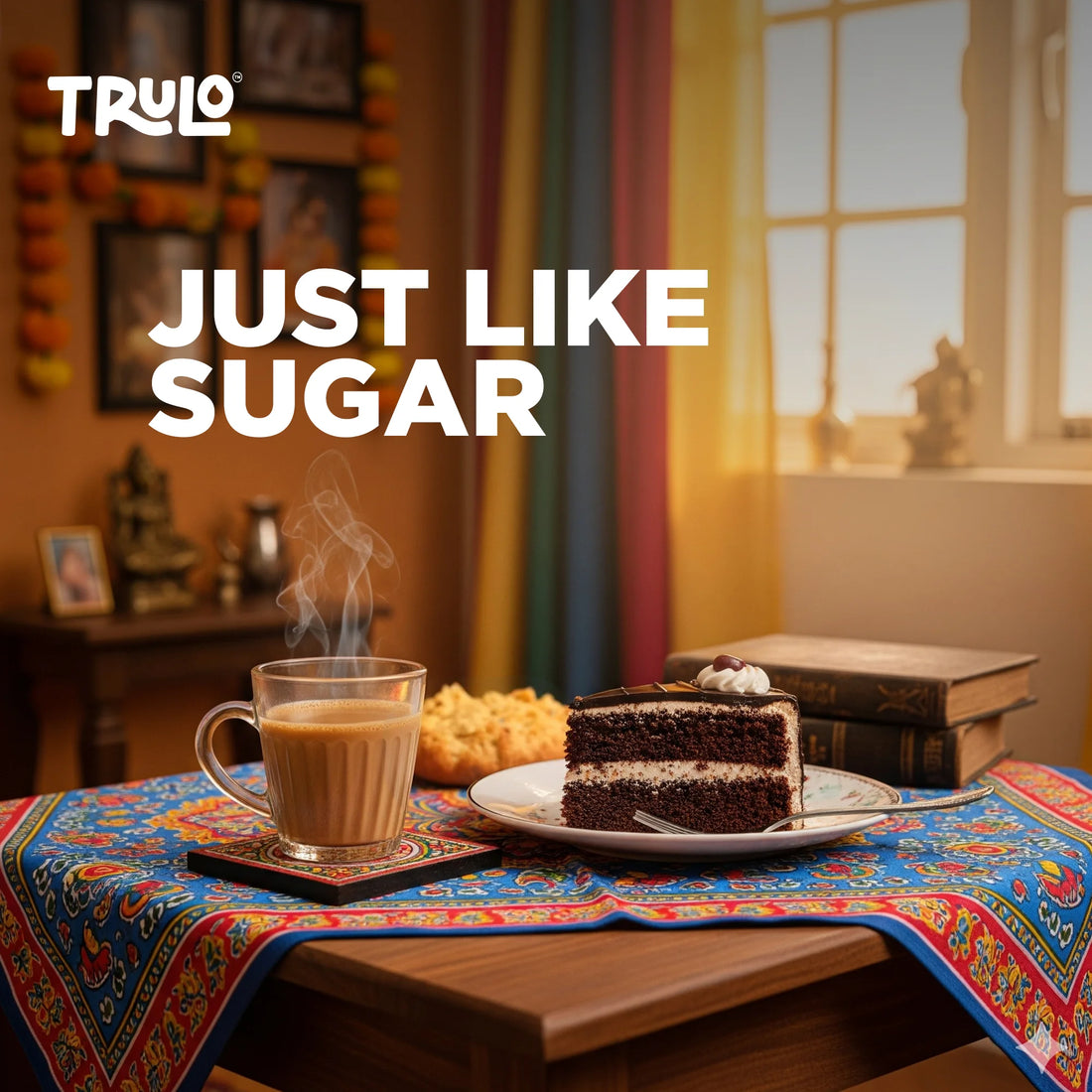 Trulo ‘No Erythritol’ Allulose Sweetener with Monk Fruit and Stevia – Low GI Sugar Alternative