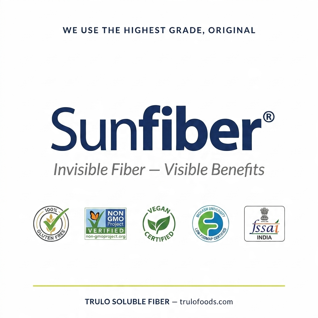 Trulo Sunfiber® Soluble Fiber – Gut Health, Cholesterol & Blood Glucose Support