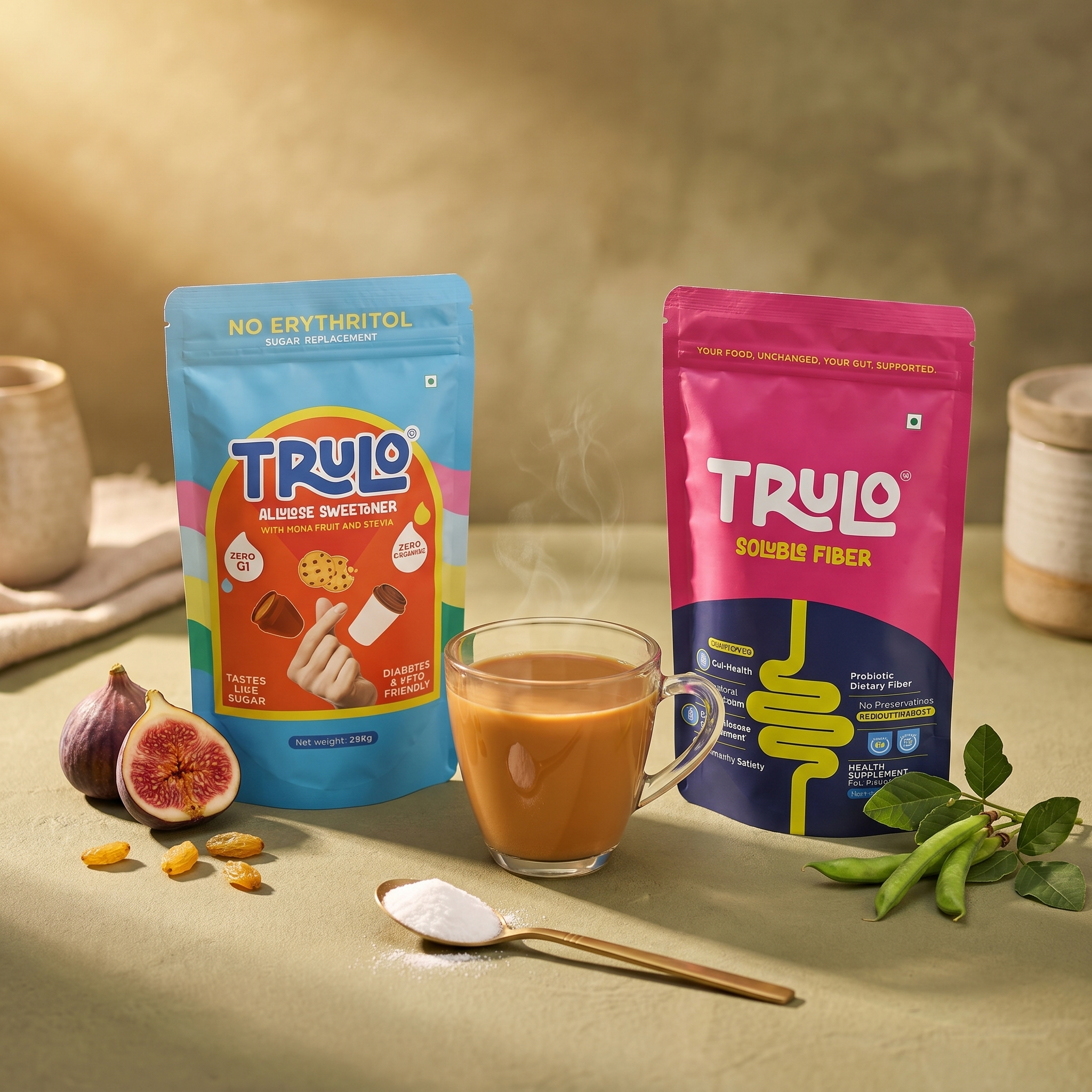 Trulo Metabolic Balance Combo – Allulose Sweetener + Sunfiber® Soluble Fiber