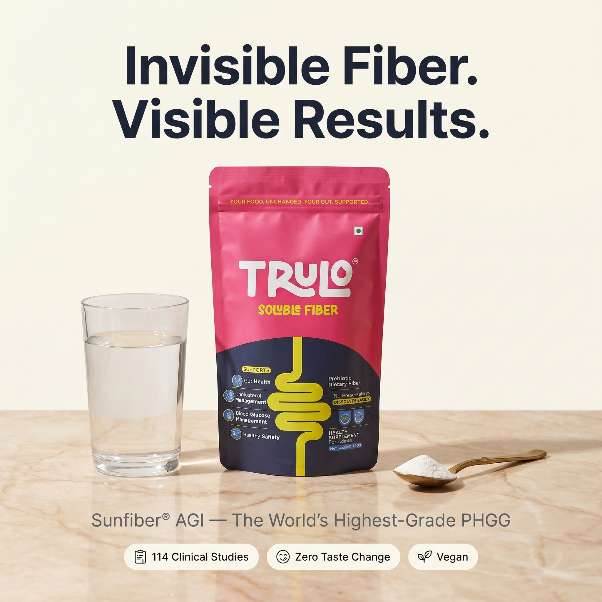Trulo Sunfiber® Soluble Fiber – Gut Health, Cholesterol & Blood Glucose Support